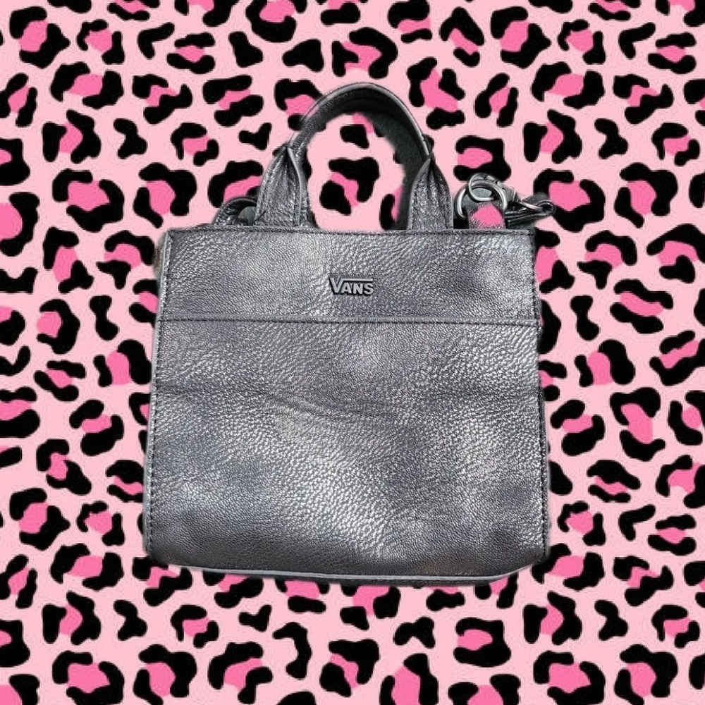 Vans silver crossbody mini purse